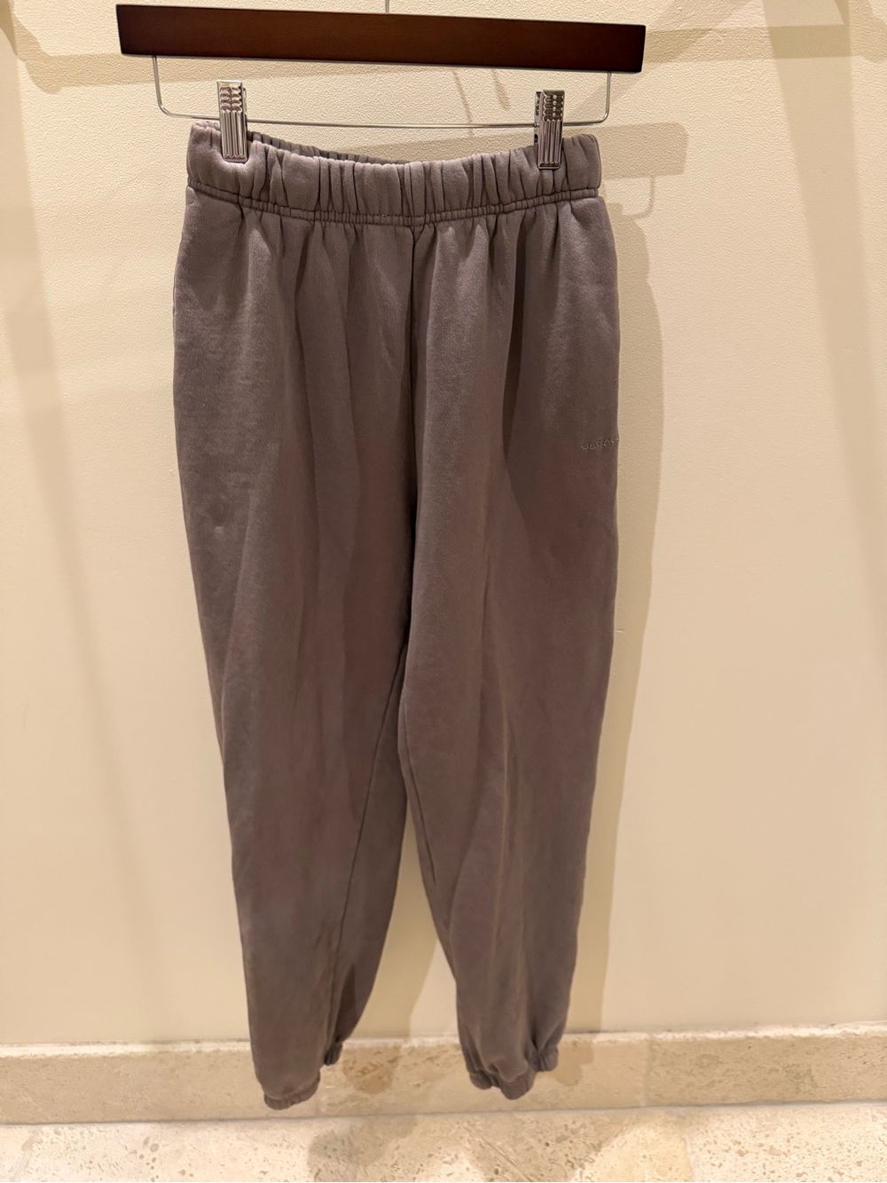 Garage brown Elastic-Waist Sweatpants